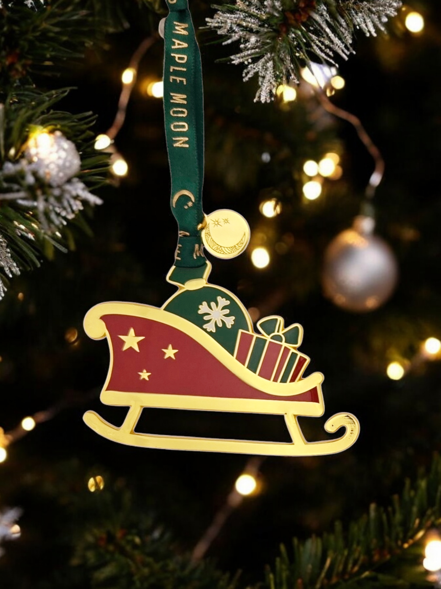 Classic Enamel Sleigh Red