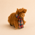 Handmade Felt Highland Cow Ornament