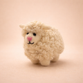 Handmade Felt Sheep Ornament – Farm Animal Decoration