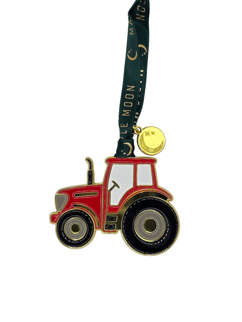 Classic Enamel Tractor: Red