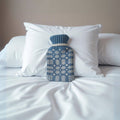 Blue Welsh Tapestry Blanket Design Hot Water Bottle