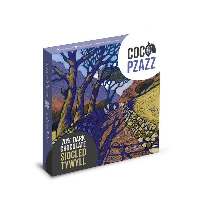 VEGAN Siocled Tywyll / 70% Dark Chocolate 80g