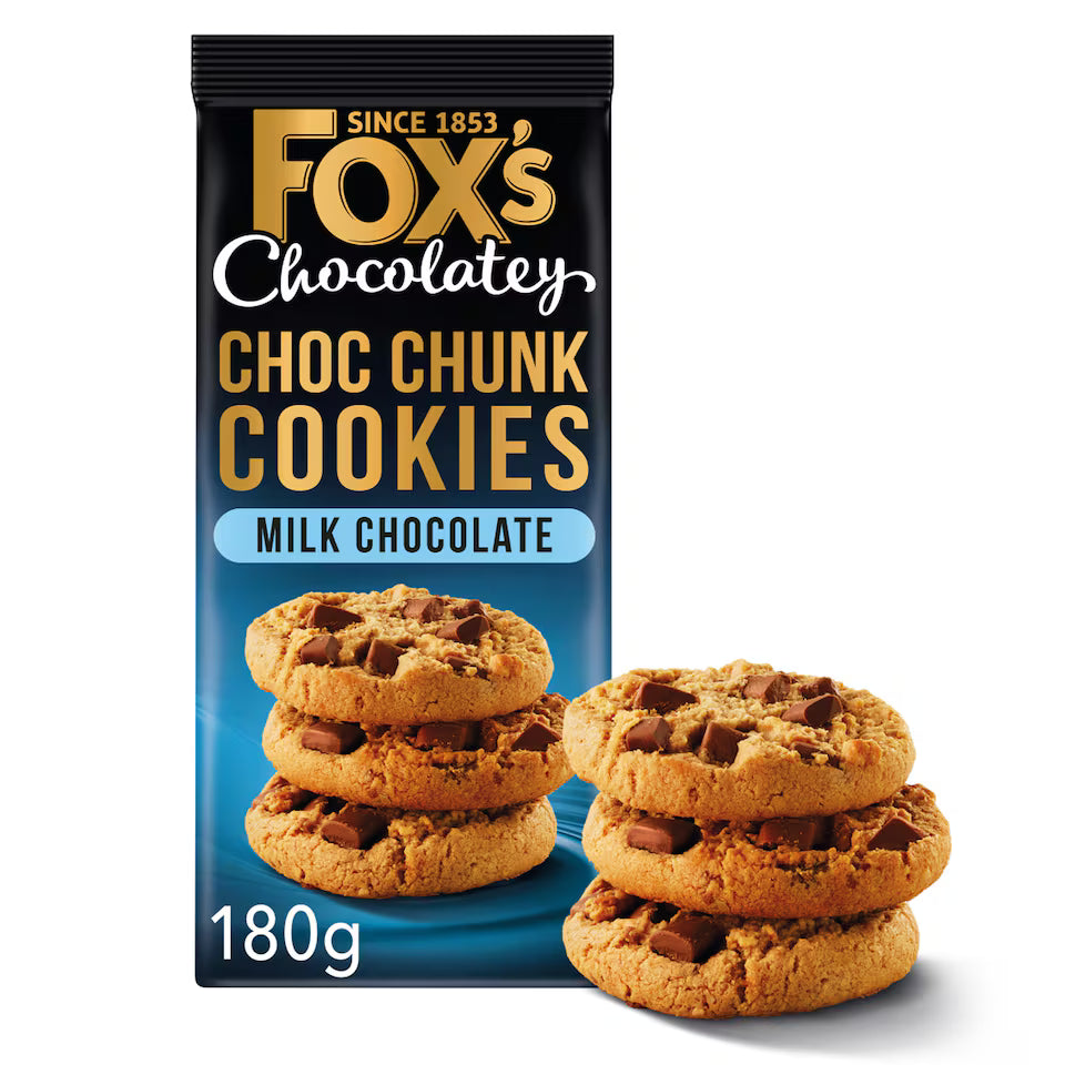 Fox's Choc Chunk Cookies Triple Chocolate 180g
