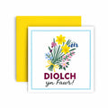 Diolch yn Fawr Floral Welsh Thank you Card