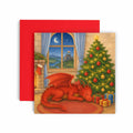 Sleeping Dragon Nadolig Llawen Welsh Christmas Card