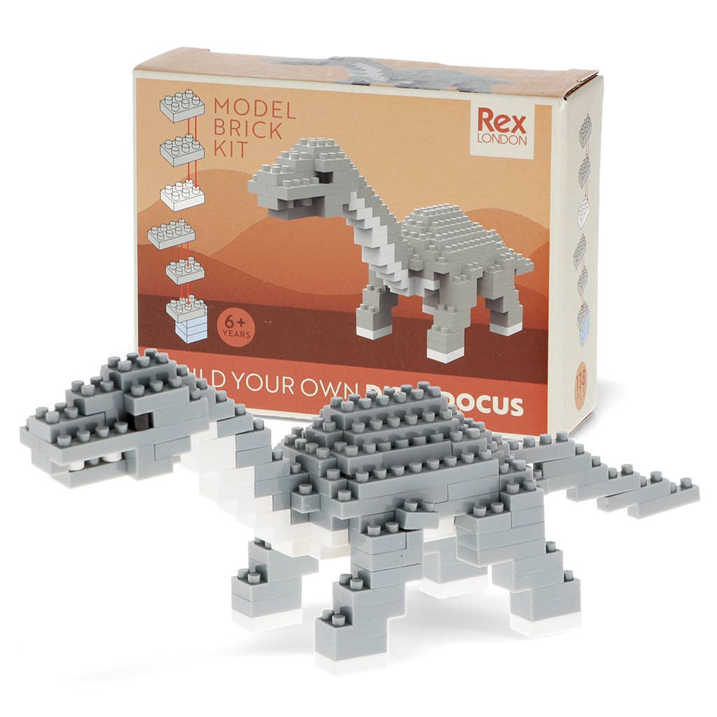 Build your own dinosaur model brick kit - Diplodocus