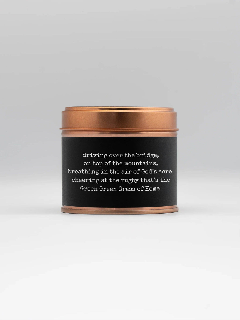 Green Green Grass of Home scented soy candle