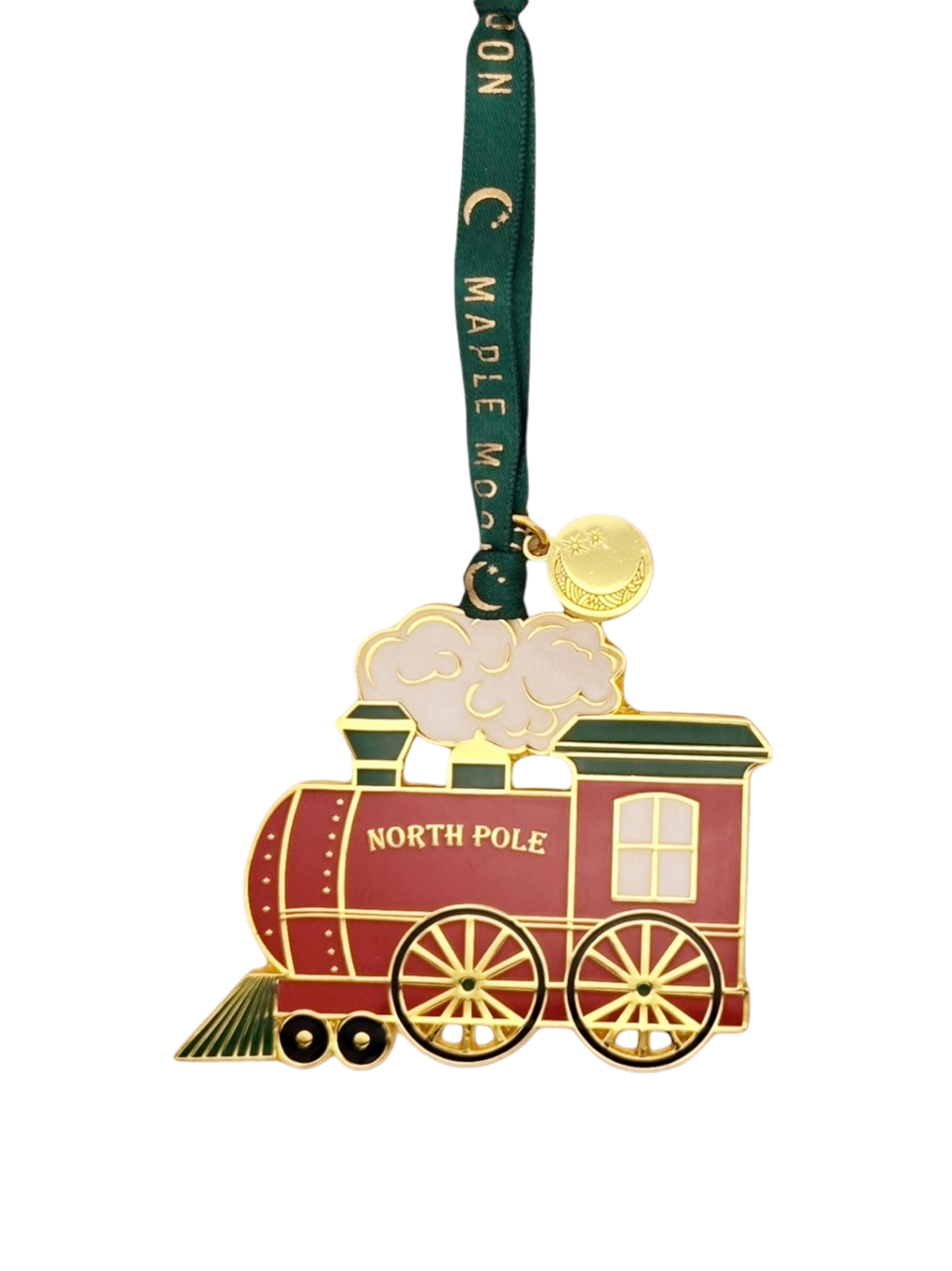 Classic Enamel Gold Train
