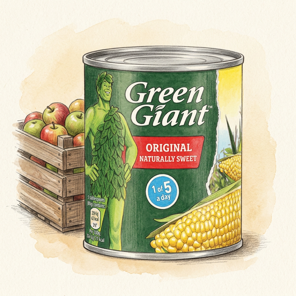 Green giant Sweetcorn
