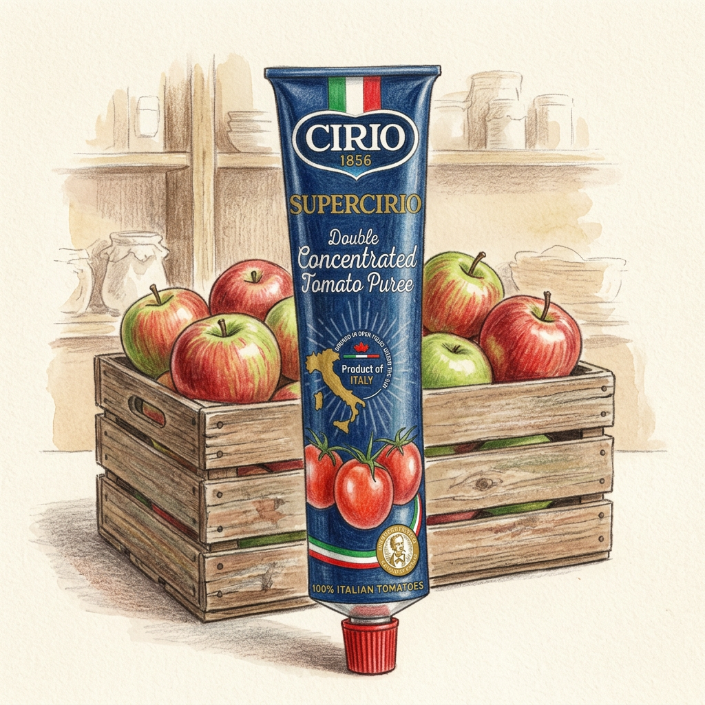Cirio Double Concentrated Tomato Puree - 140g Tube