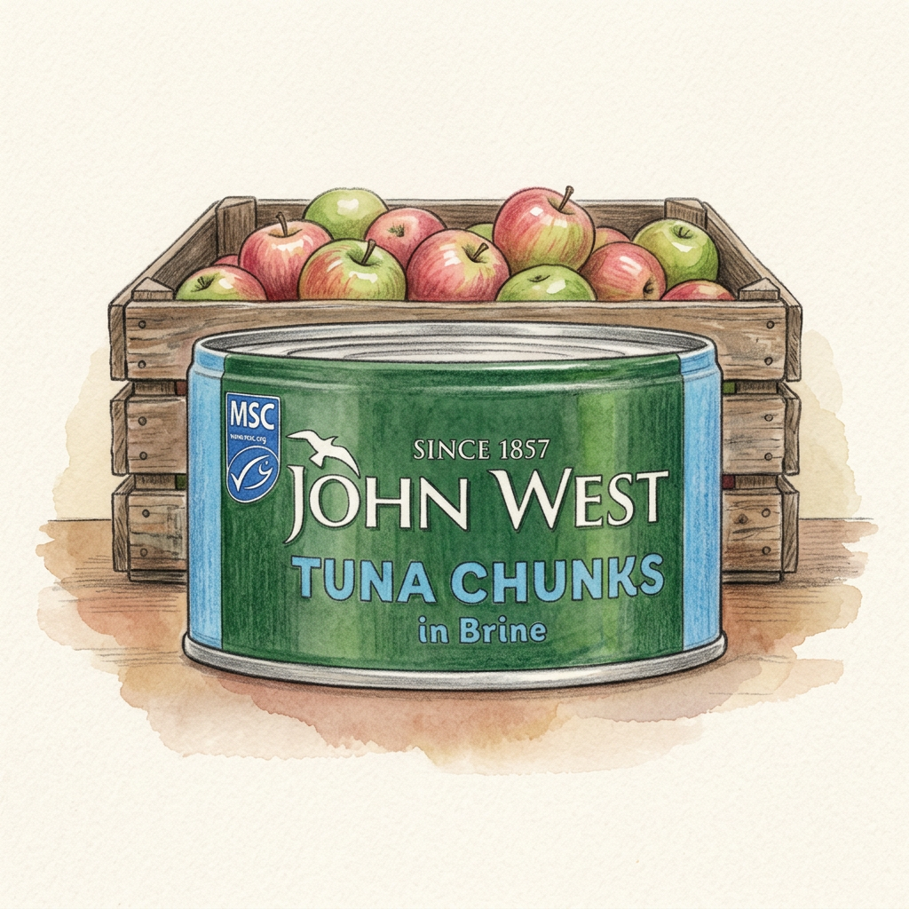 John west tuna in Brine