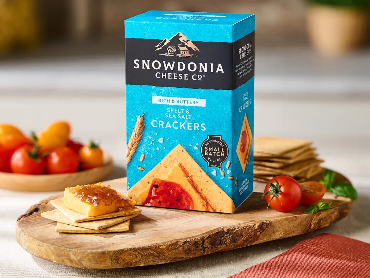 Snowdonia Cheese Company Spelt & Sea Salt Crackers