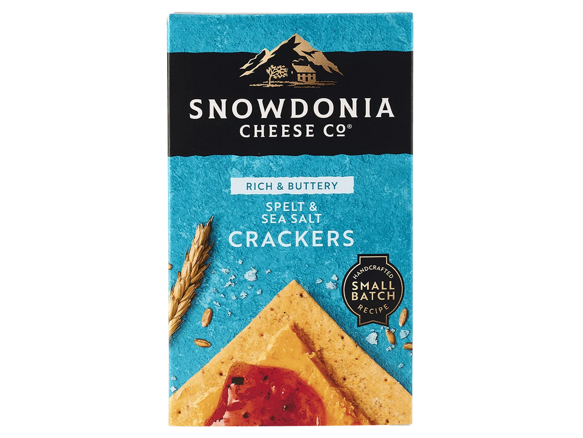 Snowdonia Cheese Company Spelt & Sea Salt Crackers